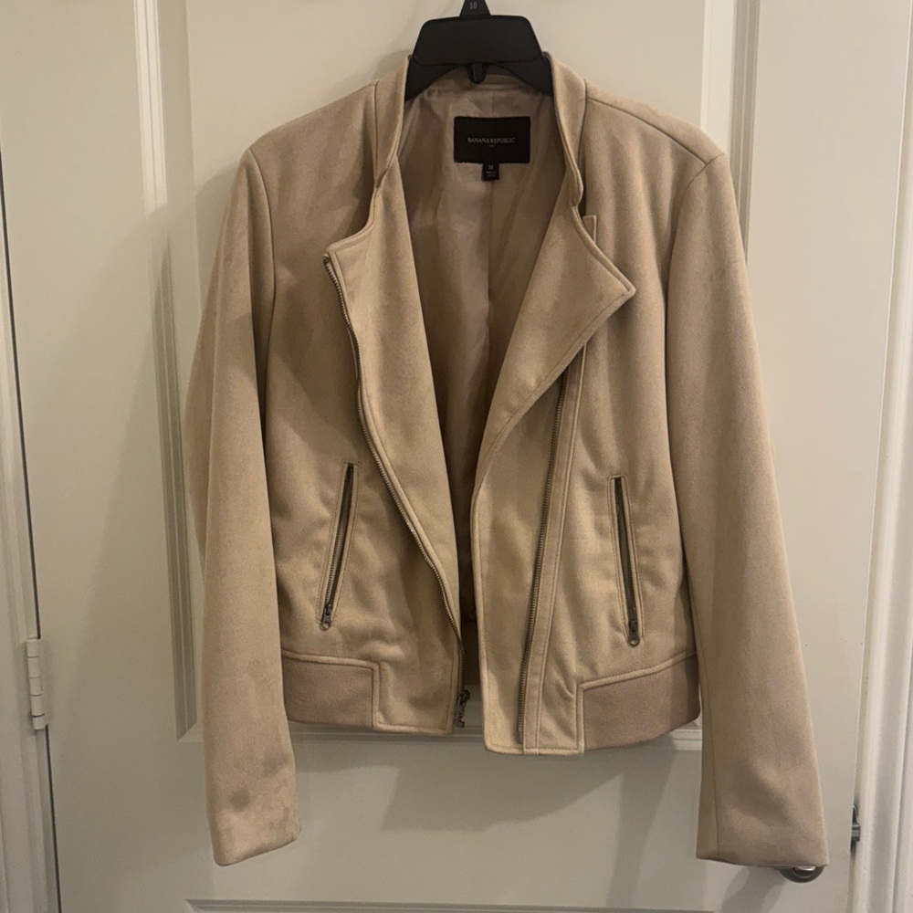 Banana Republic Tan Suede Jacket